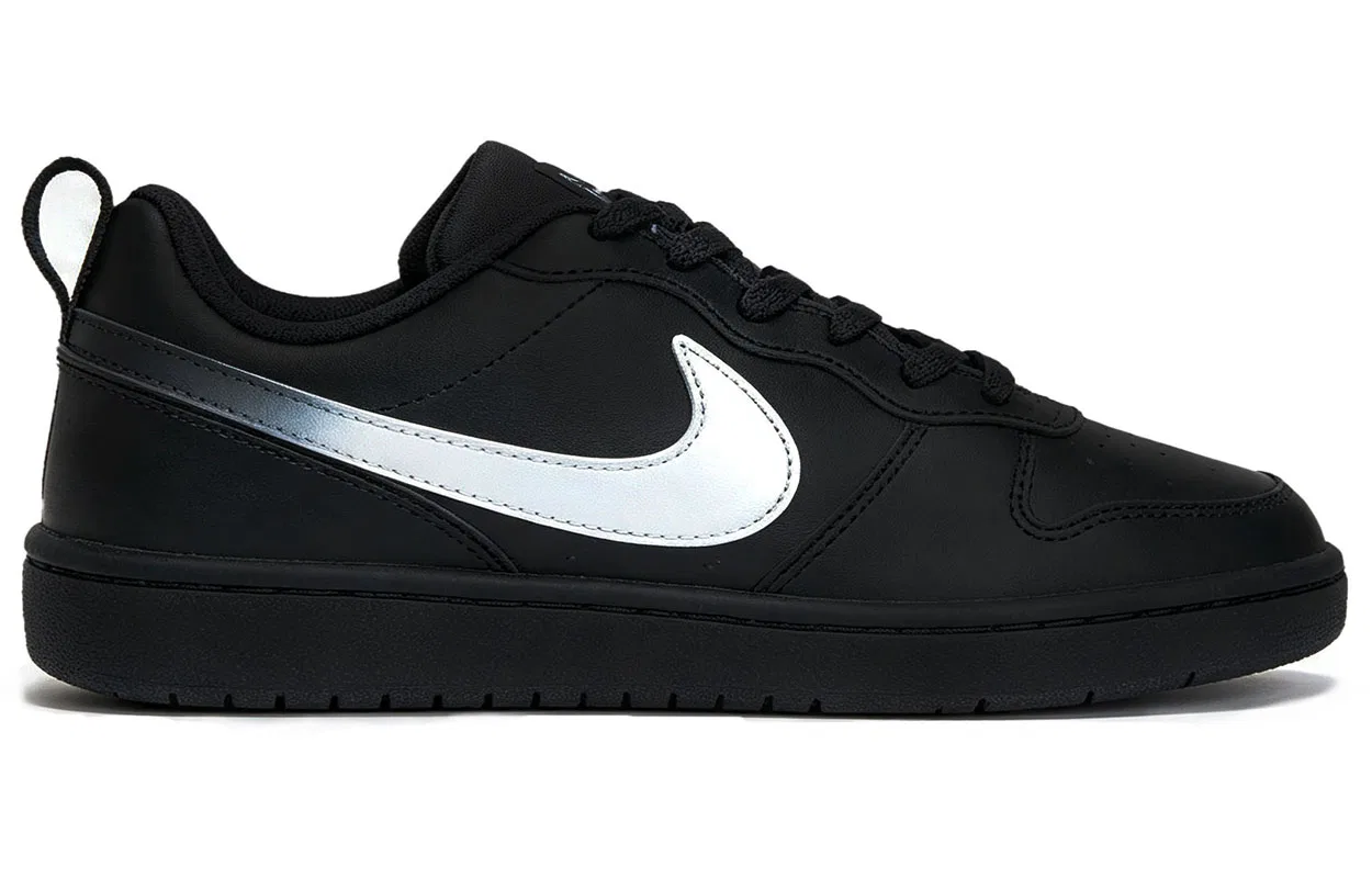 Детские кроссовки для скейтбординга с принтом из звезд Court Borough Nike, Black — фото 3