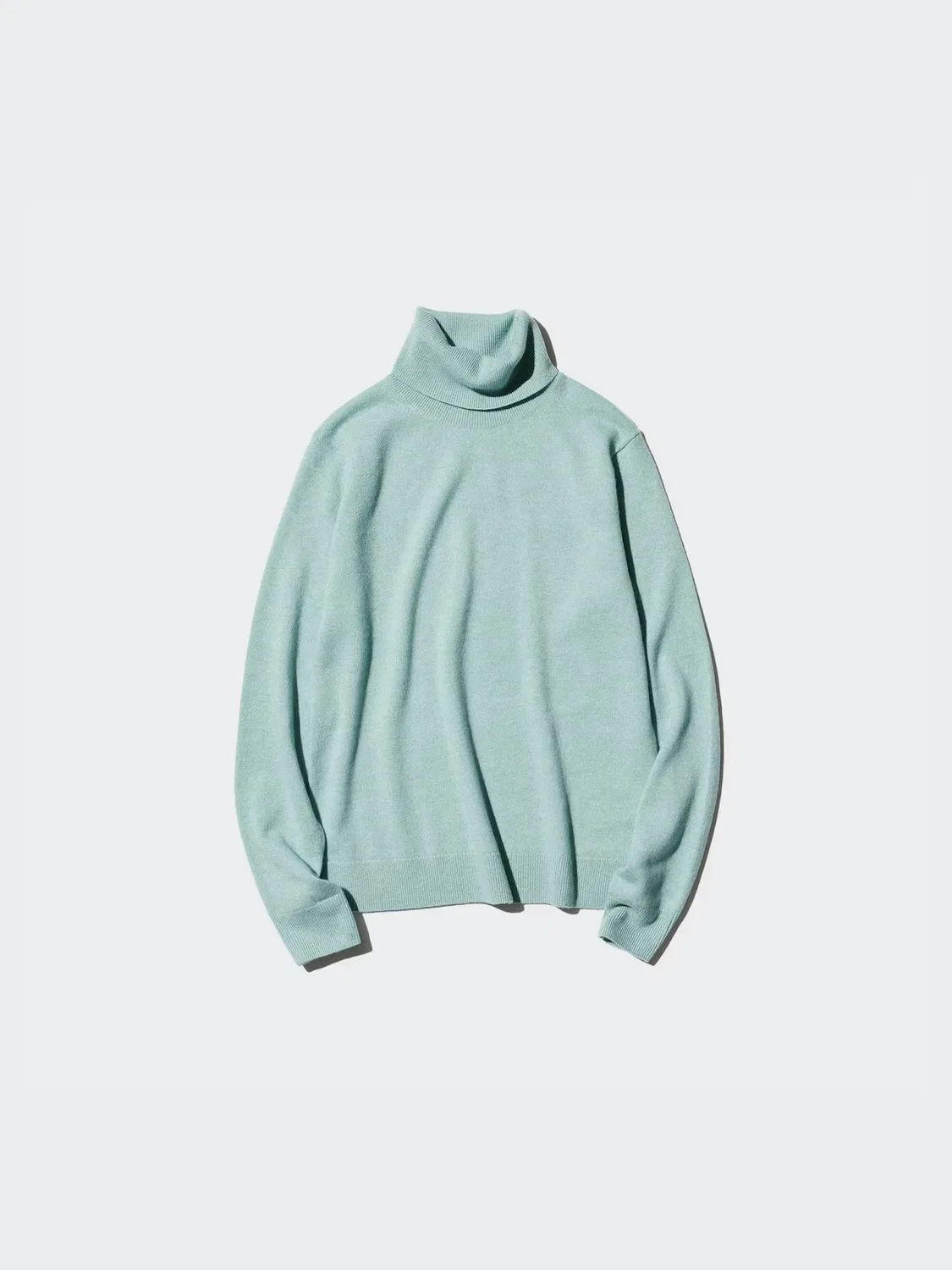 Свитер Uniqlo, кашемировый свитер, зеленый
