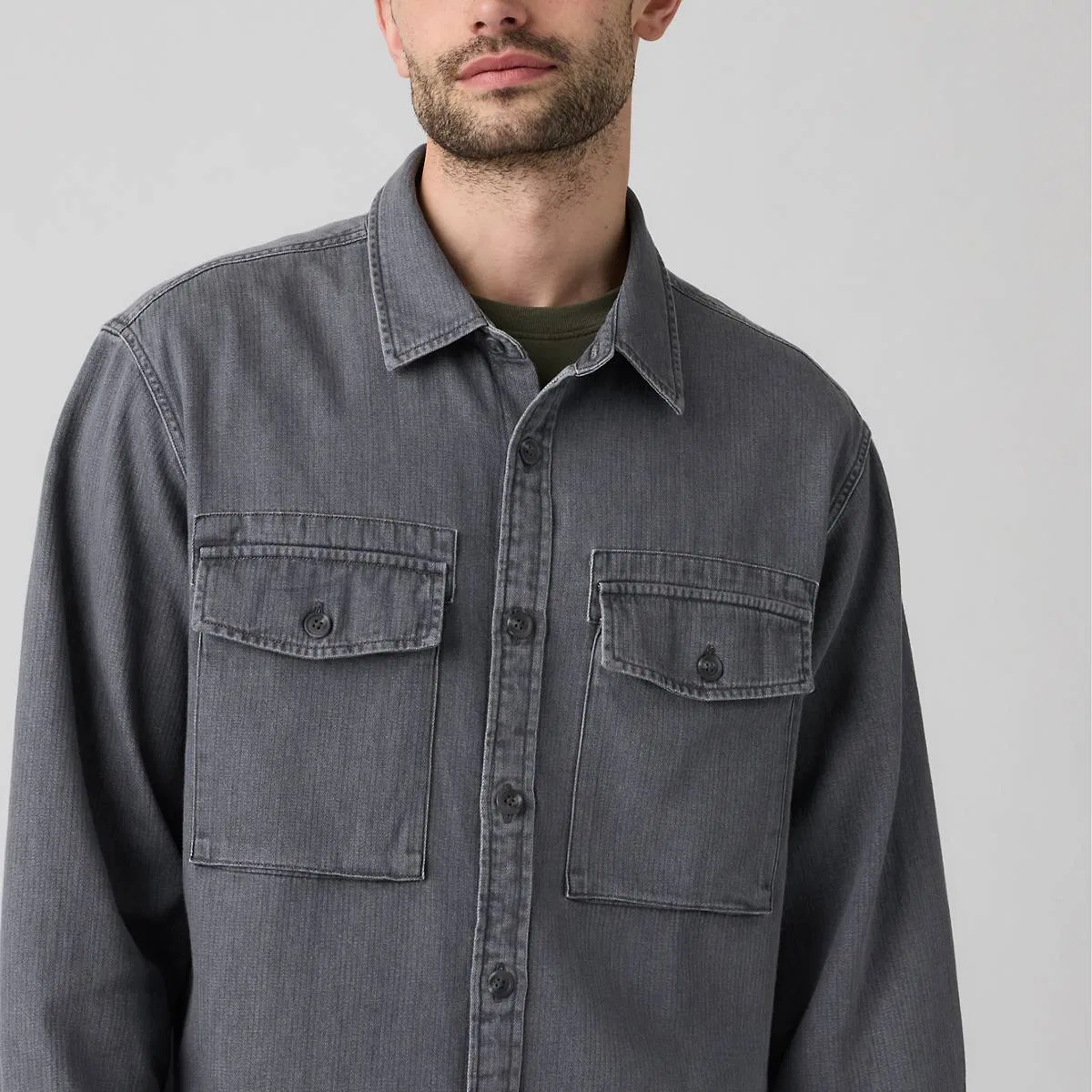 Свободная рубашка Уоллера Levi's, Waller Phantom Wash - Black — фото 2
