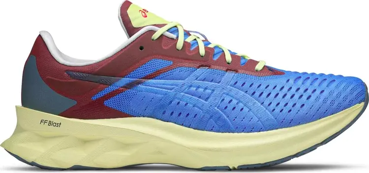 

Кроссовки novablast 'blue coast deep aqua' Asics, синий
