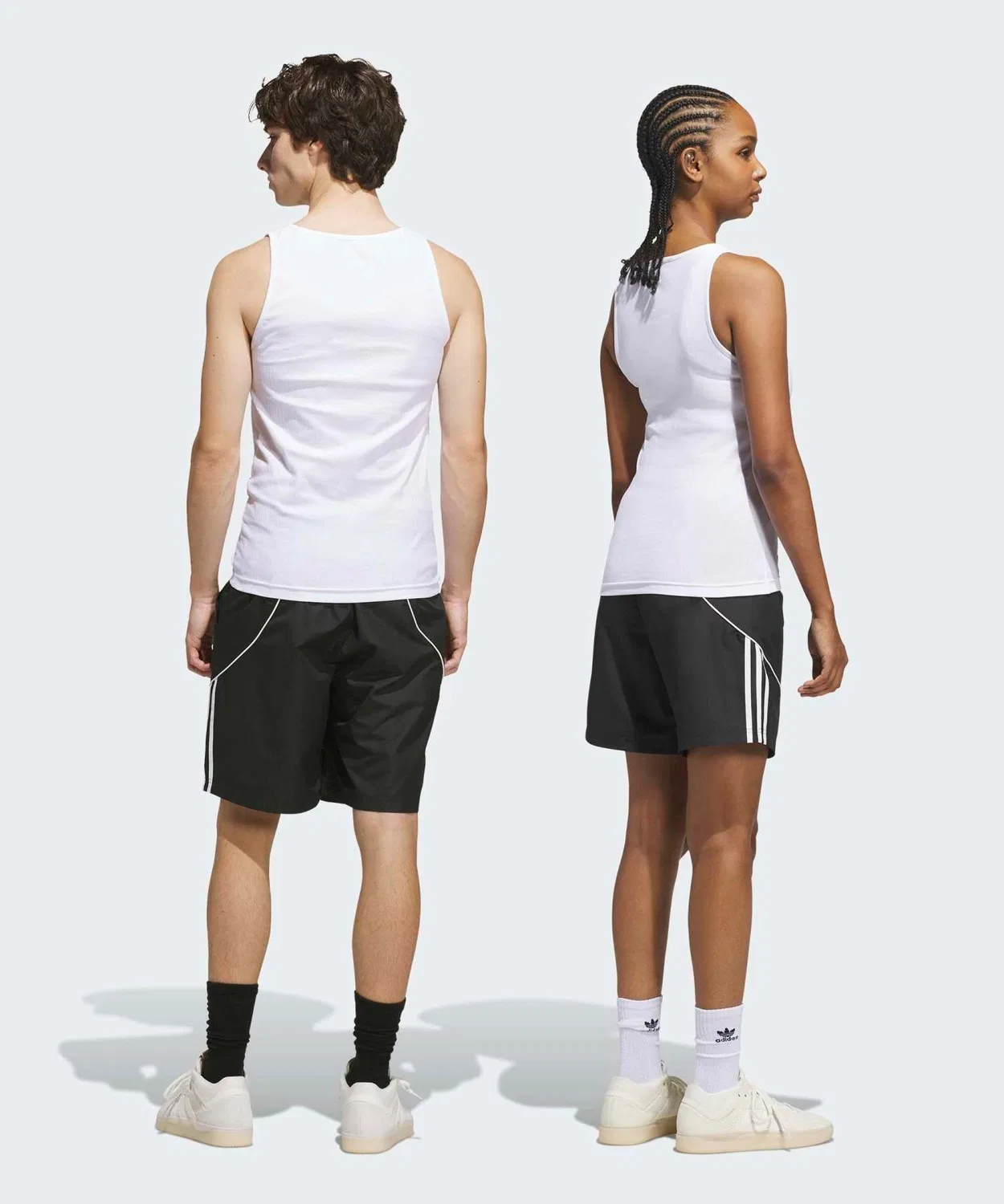 Мужские шорты-хаки свободного кроя с принтом Skateboarding Offside Water Adidas, Black — фото 2