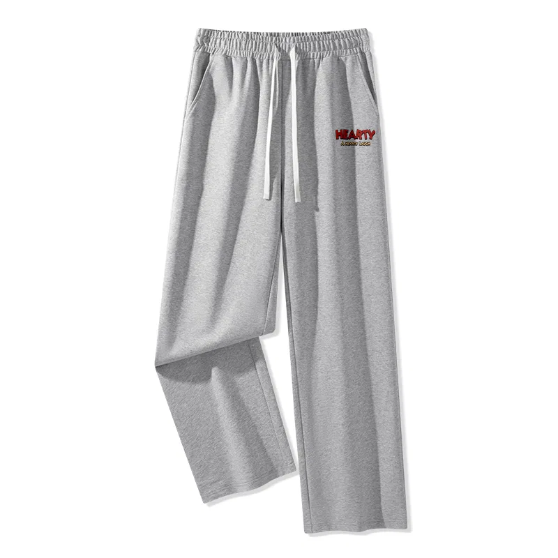 Детские повседневные брюки свободного прямого кроя MINISO, Heather Gray