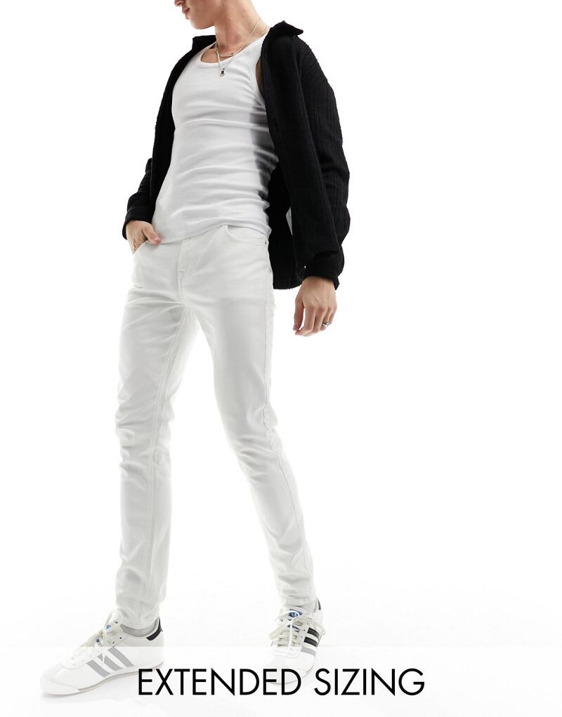 

Белые джинсы скинни ASOS DESIGN