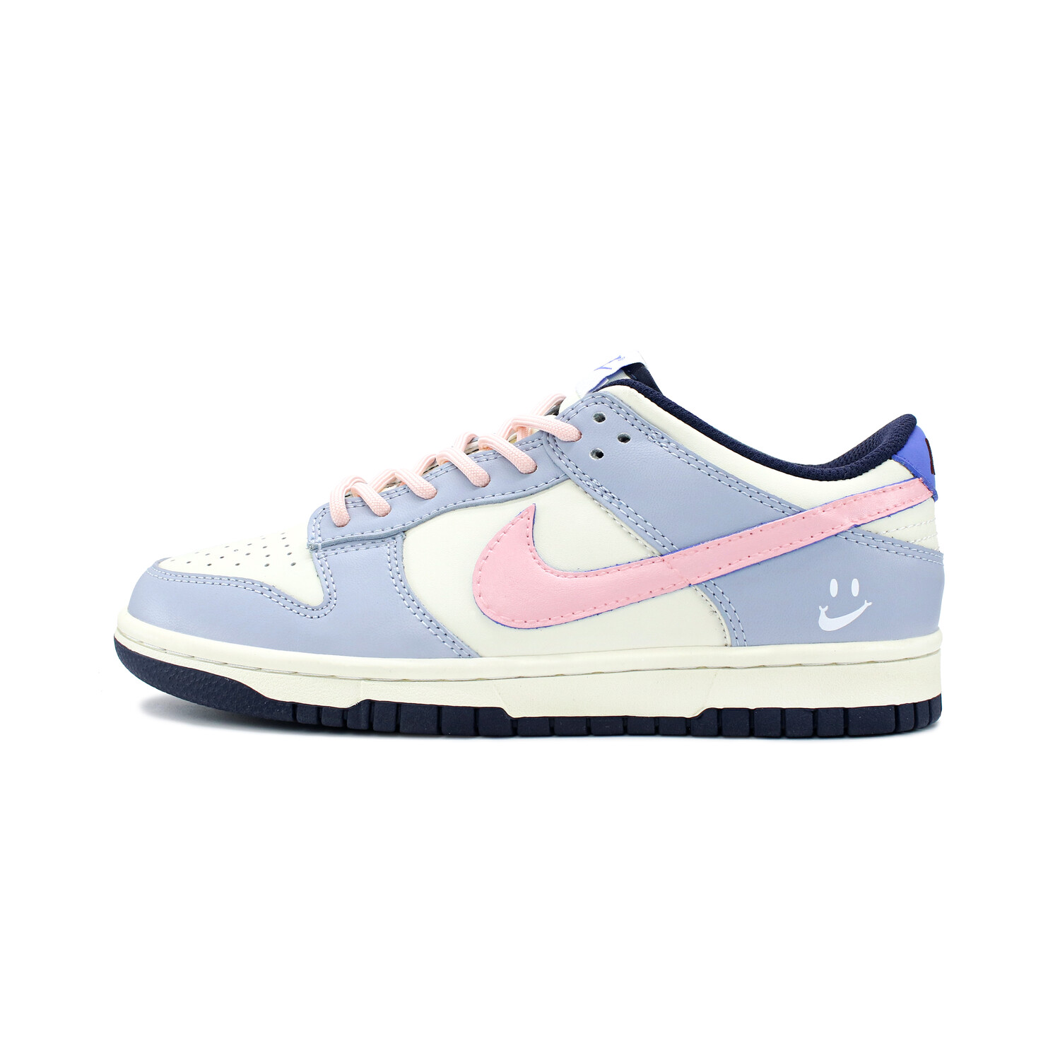 

Кроссовки Nike Dunk Skateboarding Shoes Women's Low-top White/Blue/Pink, белый