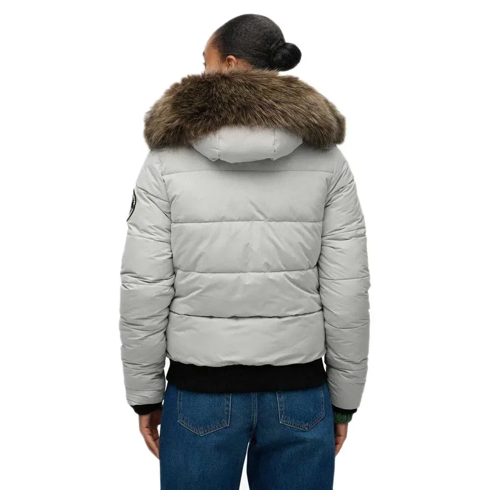 Куртка-бомбер Everest Ella Superdry, серый — фото 2