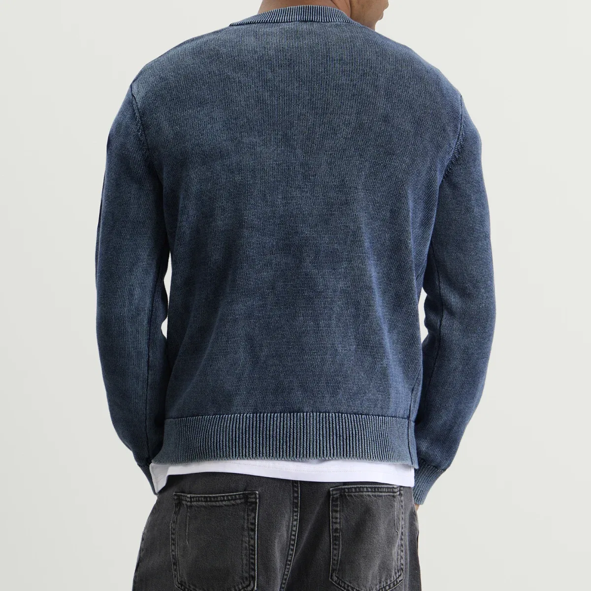 Свитер Diesel 7G Patches Knit Jumper, Peacoat — фото 3