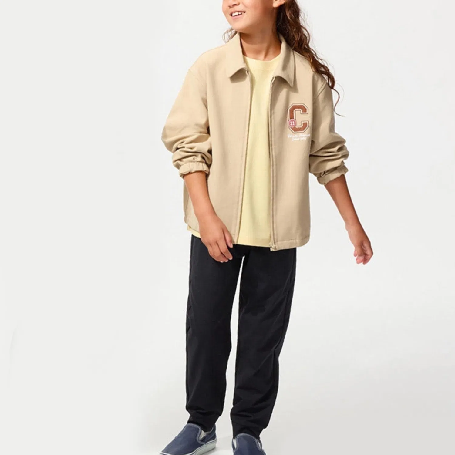 Детские быстросохнущие штаны Stretch, UNIQLO, Black — фото 4