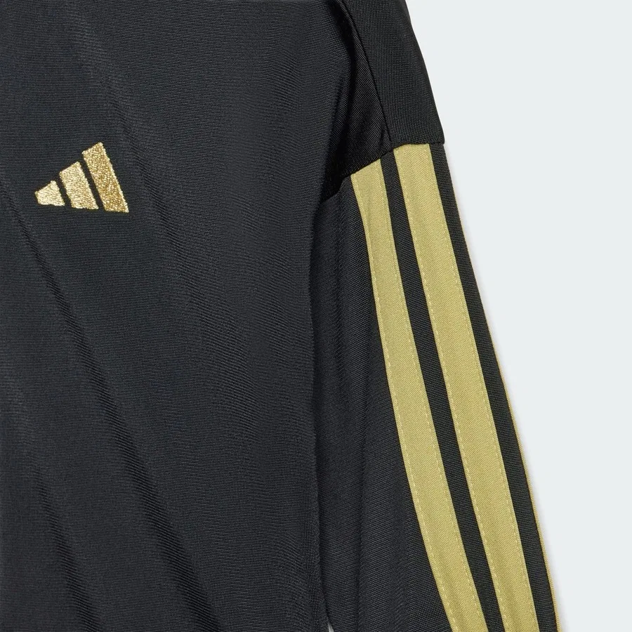 Спортивный комплект с длинным рукавом и принтом adidas 3S TR TS 205, Черный — фото 2