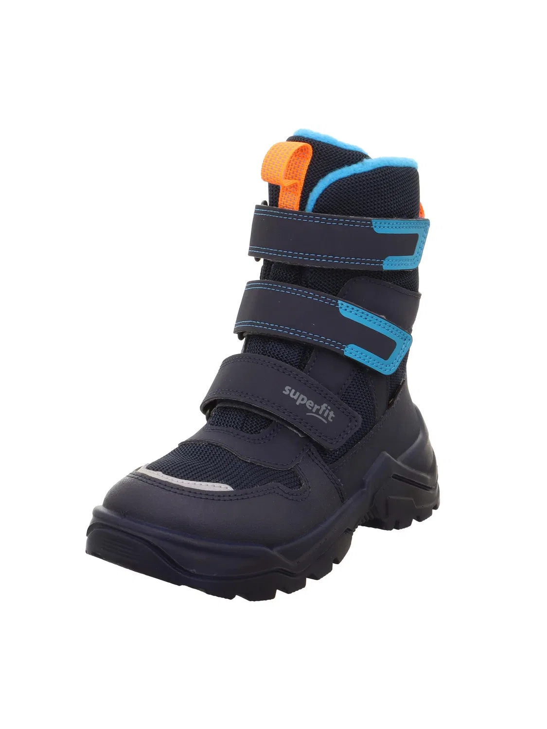 Детские снежные ботинки для мальчиков с застежкой-липучкой Snow Max Superfit, Blue Turquoise