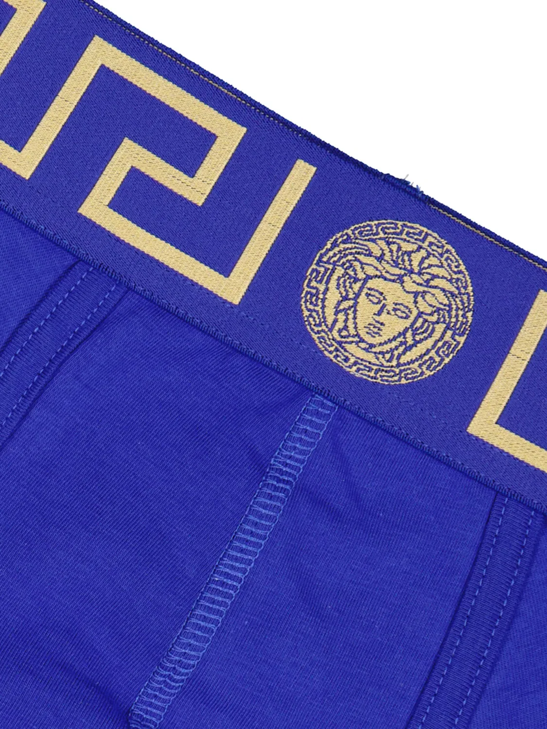 Versace Боксеры Greca Border синий — фото 2