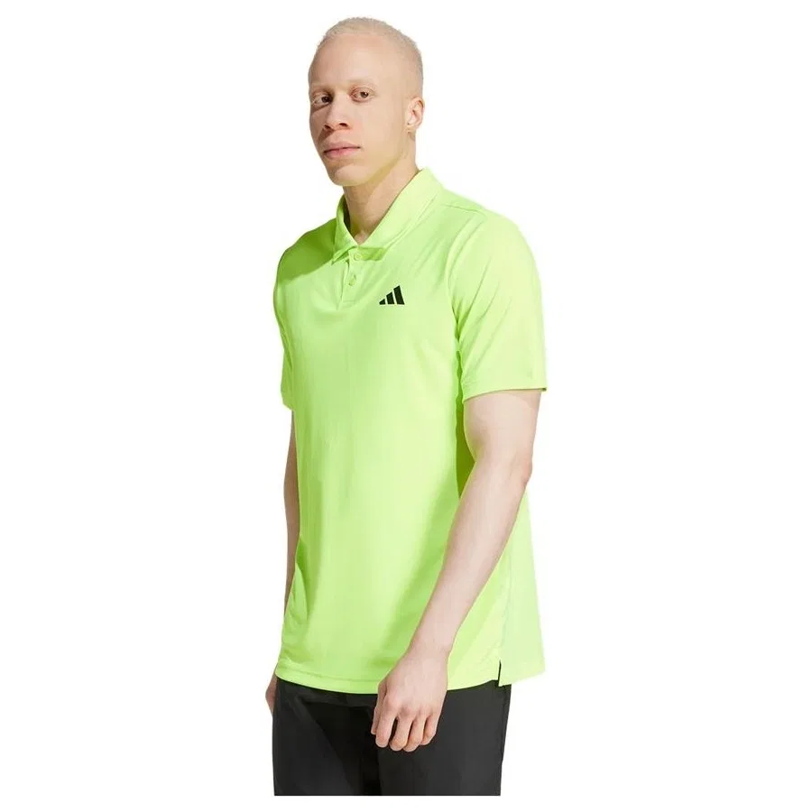 Мужское поло из футера с воротником и FreeLift Club Polo adidas, Темно-синий