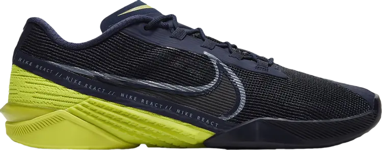 

Кроссовки Nike React Metcon Turbo 'Blackened Blue Cyber', синий