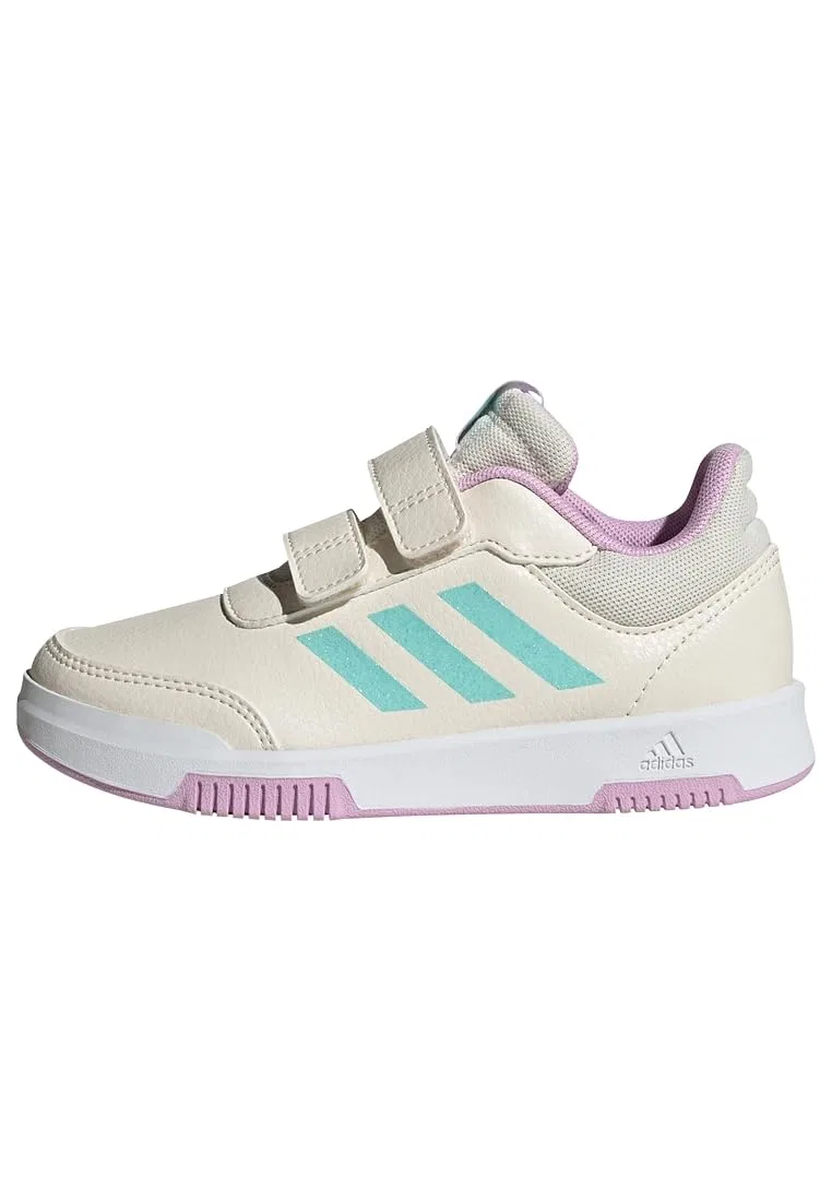 Детские кроссовки для мальчиков Tensaur Hook and Loop Shoes Adidas, Chalk White Aqua Bliss Lilac