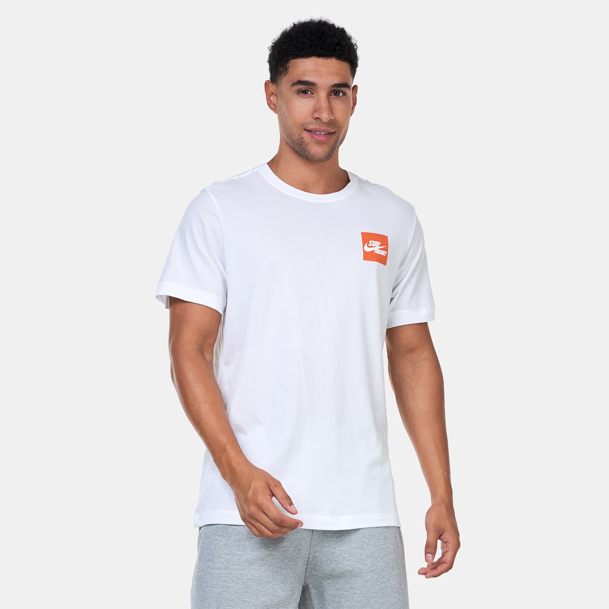 

Мужская баскетбольная футболка Nike Dri-FIT Giannis, белый (размер XL)