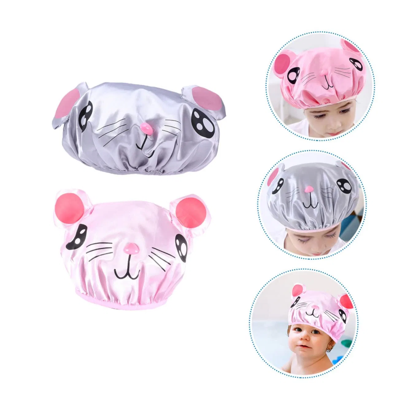 Шапочка для душаs, Pack of 10, Minkissy, мультиколор — фото 4
