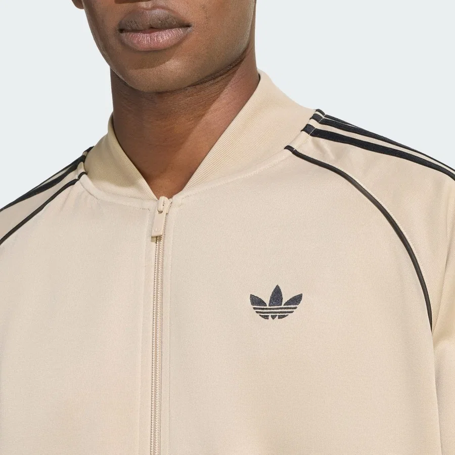 Куртка спортивная с длинным рукавом Originals KC8524 SST ADICOLOR CLASSICS LOOSE TRACK TOP adidas, Хаки/Зеленый — фото 4