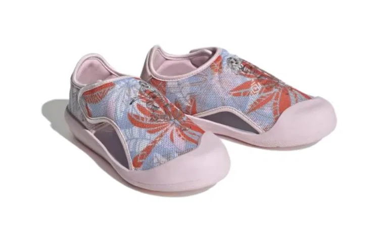 Детские сандалии с защитой от скольжения и износа Pink Adidas — фото 3