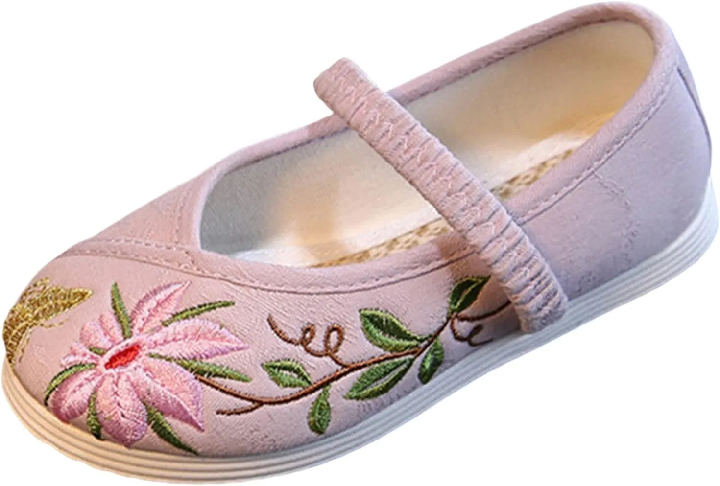Детские туфли для девочек с вышивкой Hanfu Shoes, Purple