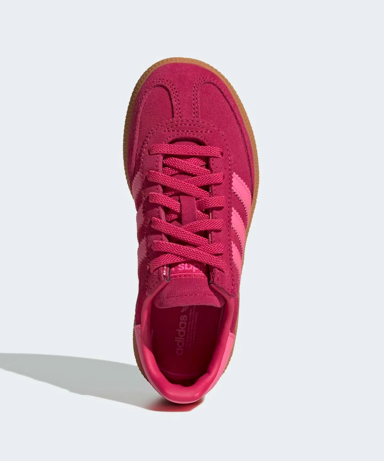 Детские кроссовки Handball Spezial Comfort Closure Elastic Lace Kids с эластичной шнуровкой Adidas, Pink — фото 2