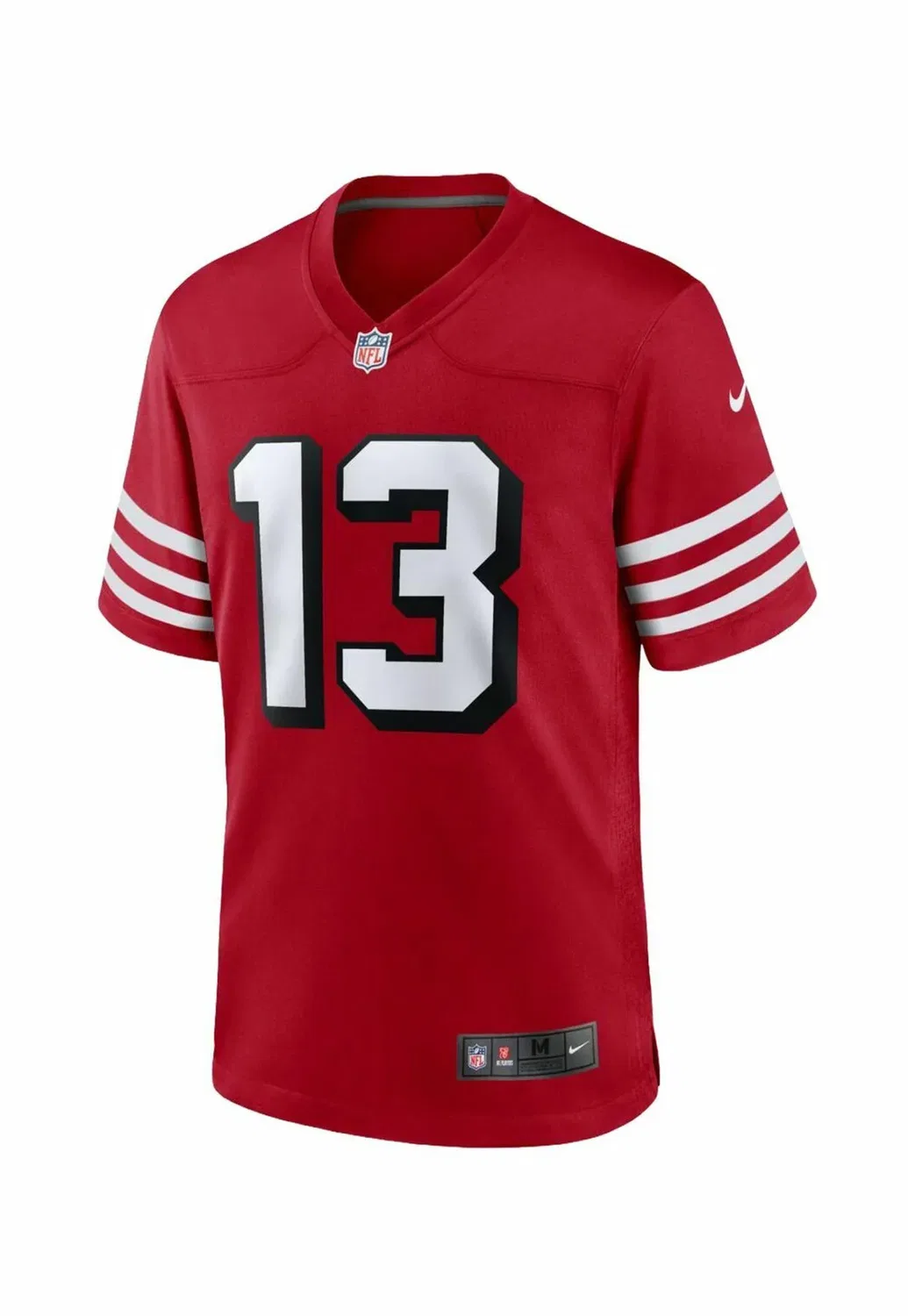 Игровая футболка San Francisco 49ers №13 Брок Перди - футболка с принтом Nike Performance, Red