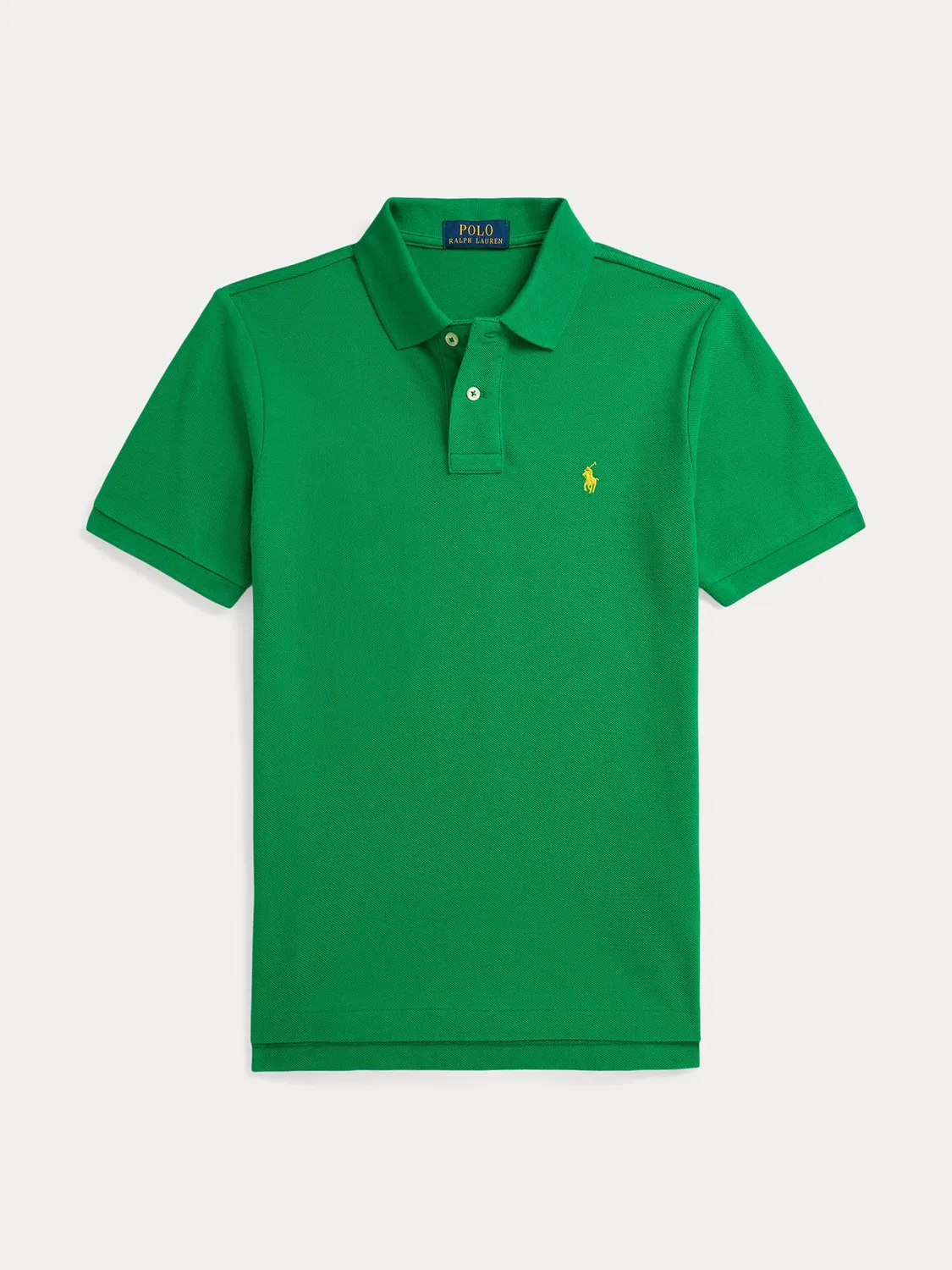 Поло из пике Polo Ralph Lauren, зеленый