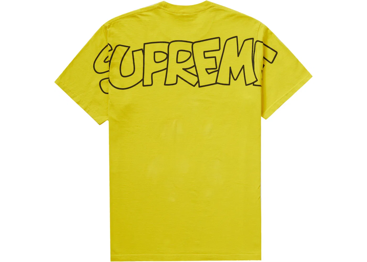 Мужская футболка Supreme Smurfs Tee, Yellow — фото 2