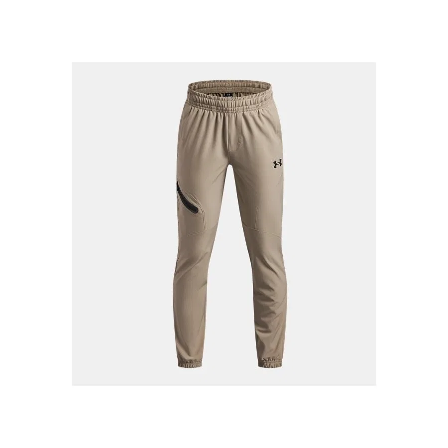 Спортивные штаны для мальчика с технологией UA Storm, Under Armour, Черный — фото 4