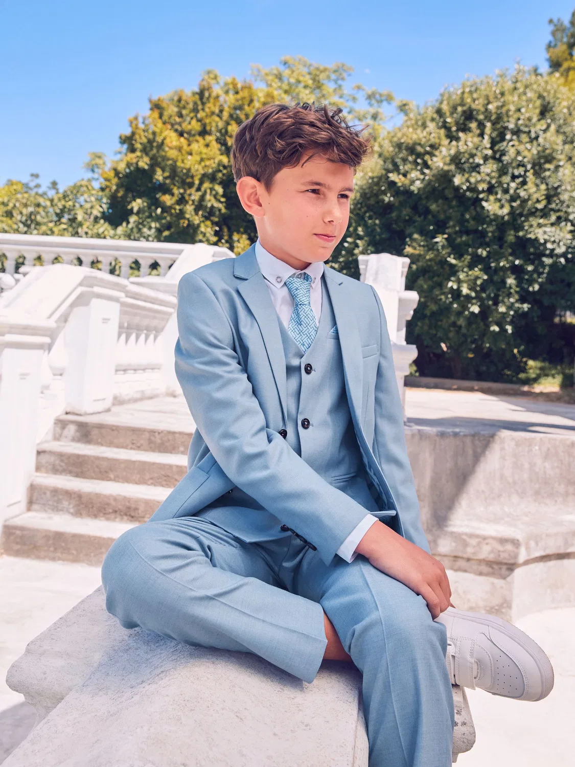 Брюки классические Suit Trousers Baker by Ted Baker, синий — фото 2