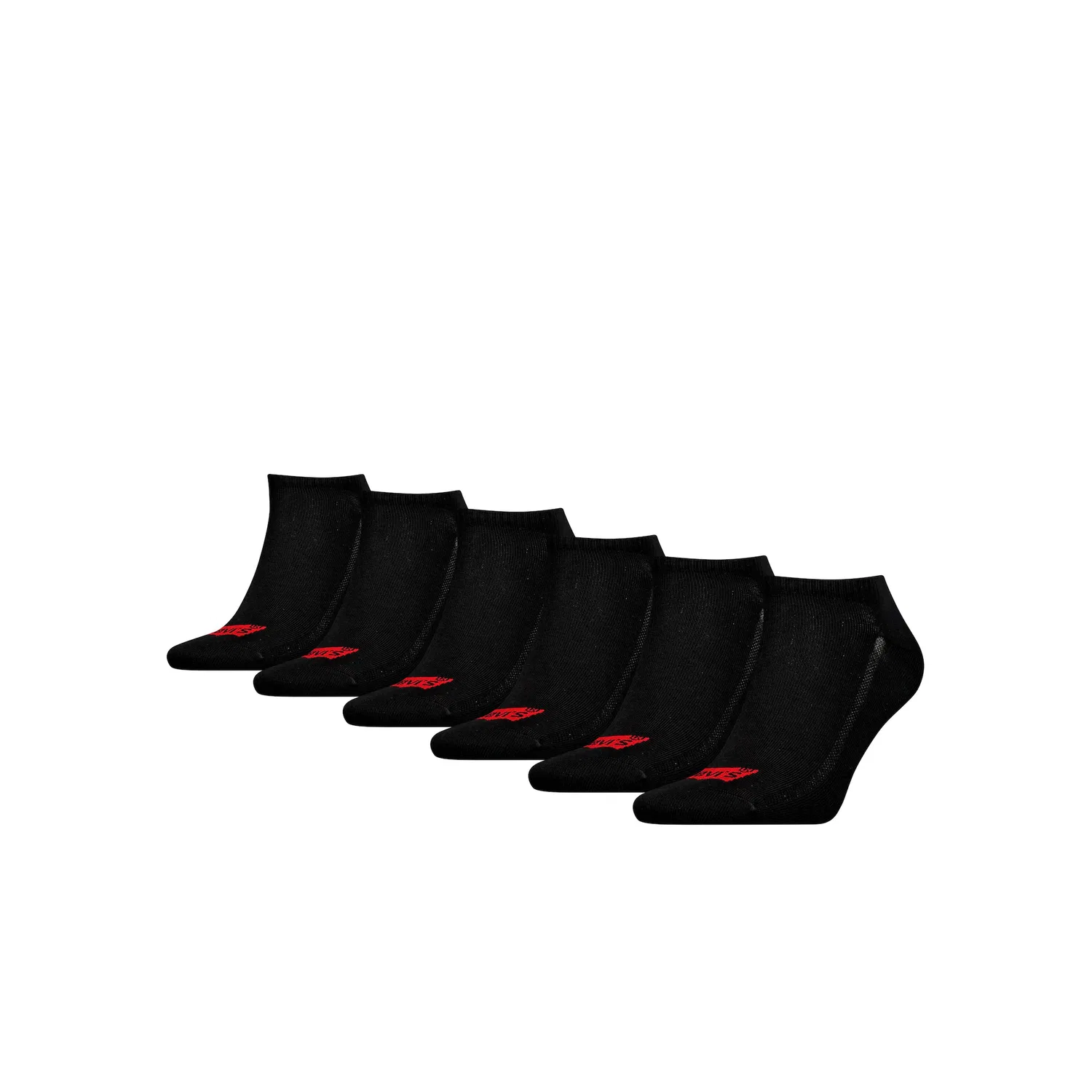 Мужские короткие носки-сникерсы с логотипом Levi's, Black