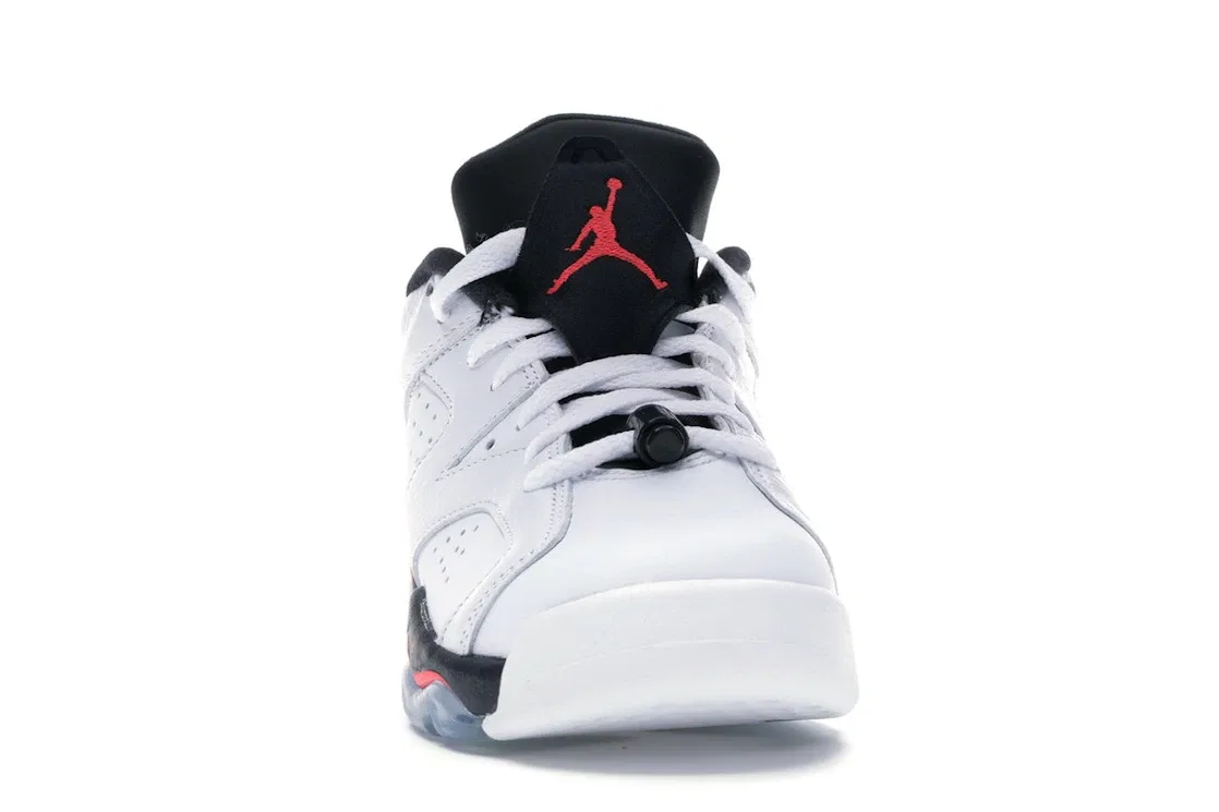 Детские кроссовки Lifestyle с принтом Jordan 6 Retro Low Jordan, White/Infrared 23-Black — фото 2