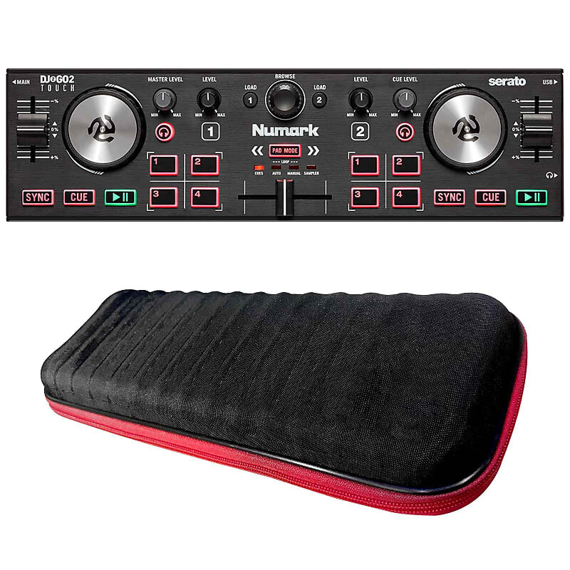 

Портативный карманный DJ-контроллер Numark DJ2GO2 Touch Serato DJ Lite с чехлом Numark DJ2GO2 Touch Serato DJ Lite Portable Pocket DJ Controller w Case