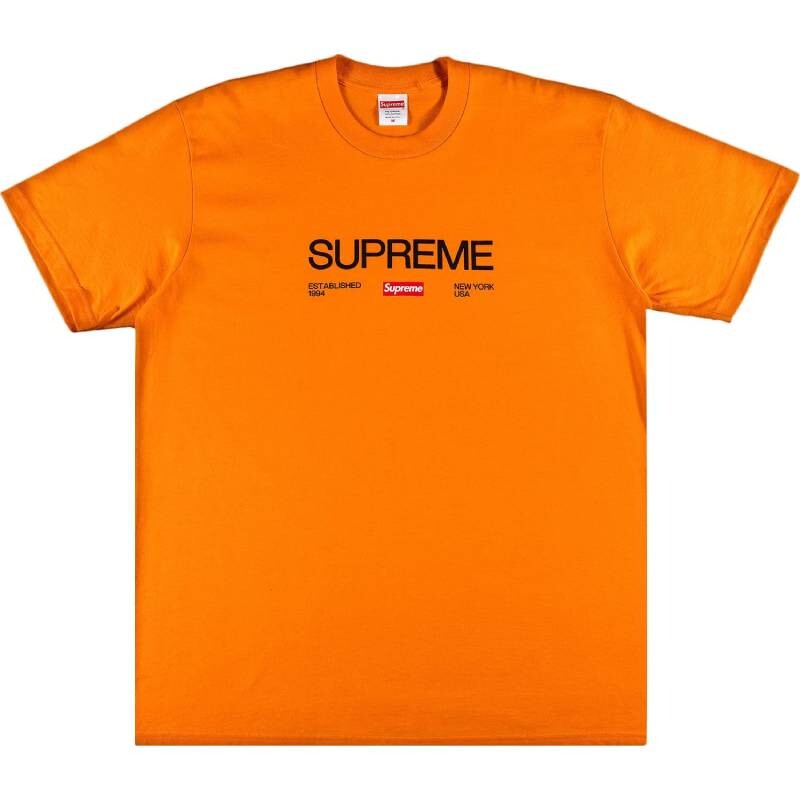 

Футболка Supreme Est. 1994, оранжевый