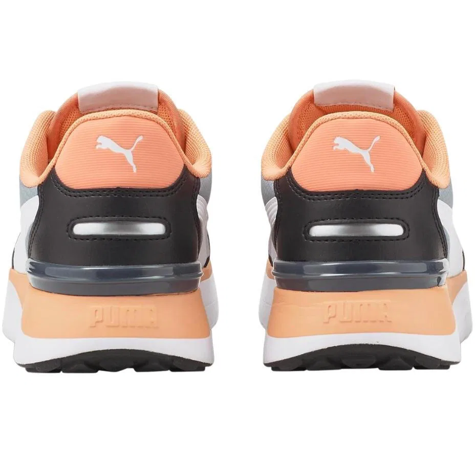 Детские кроссовки с ретро-футуристическим дизайном Puma R78 Voyage, Grau — фото 4