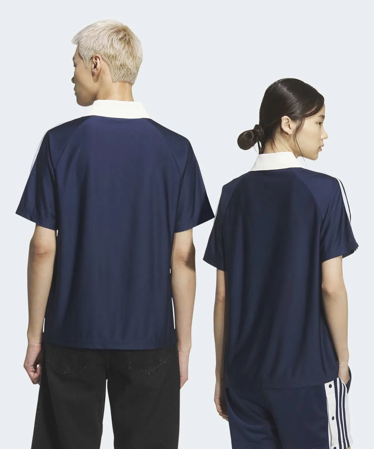 Мужская футболка с V-образным вырезом FTBL JSY for BEAUTY&YOUTH Adidas Originals, Blue — фото 4