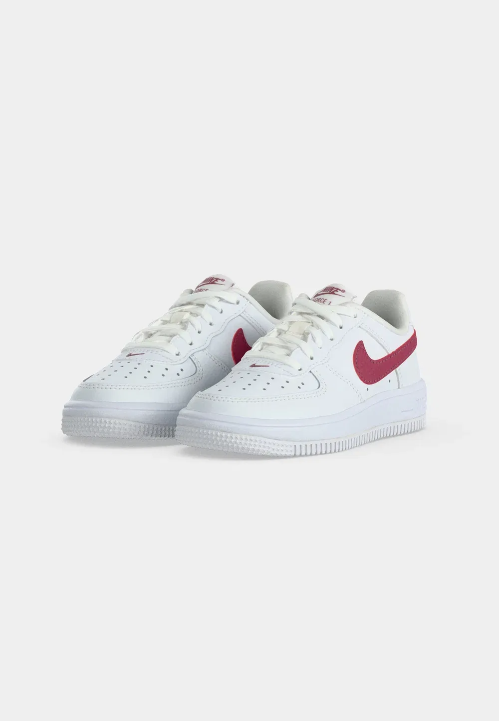 Кроссовки Force 1 Lace унисекс Nike Sportswear, White/Pink Smoke — фото 3