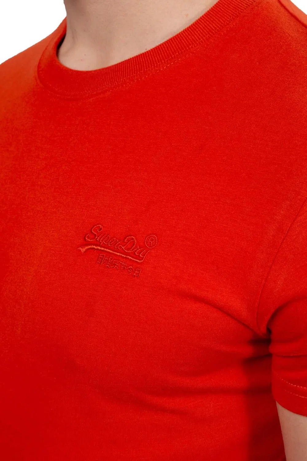 Мужская футболка с вышивкой логотипа Superdry, Orange — фото 4