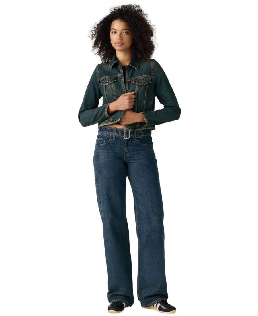 Джинсы свободные с заниженной талией и ремнем Levi's, Silver Lode — фото 2