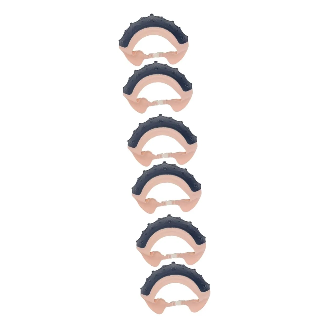Шапочка для душа 6 шт, Silicone, Beavorty, marine