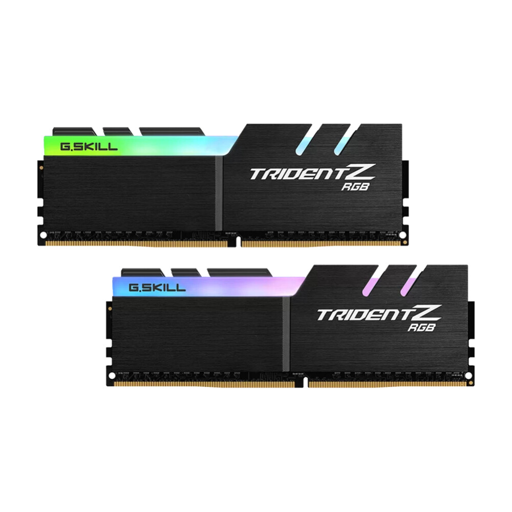 Оперативная память G.SKILL Trident Z RGB, 32 Гб DDR4 (2x16 Гб), 3200 МГц, CL16, F4-3200C16D-32GTZR, черный — фото 2