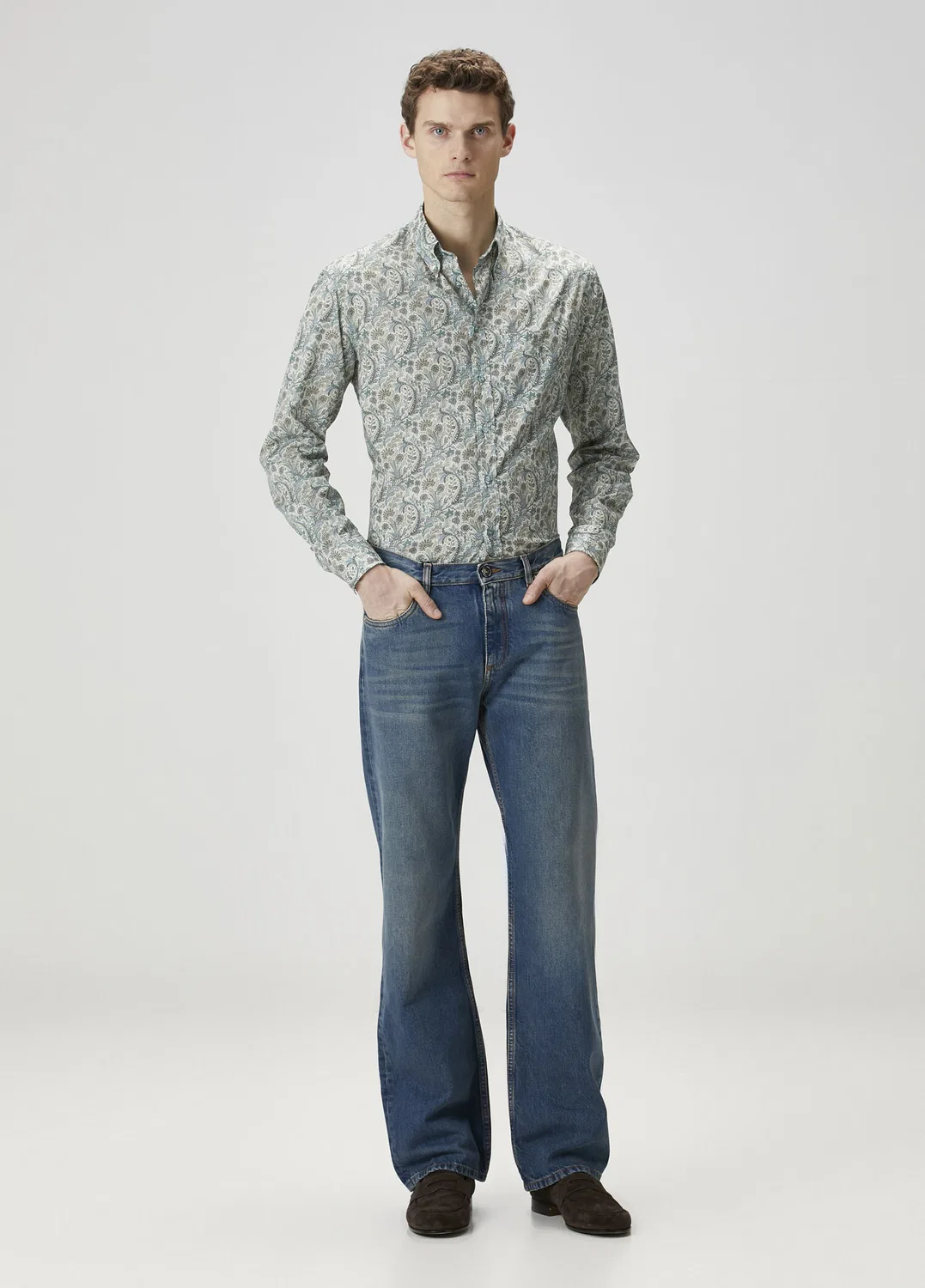 Джинсы прямого кроя Etro, синие