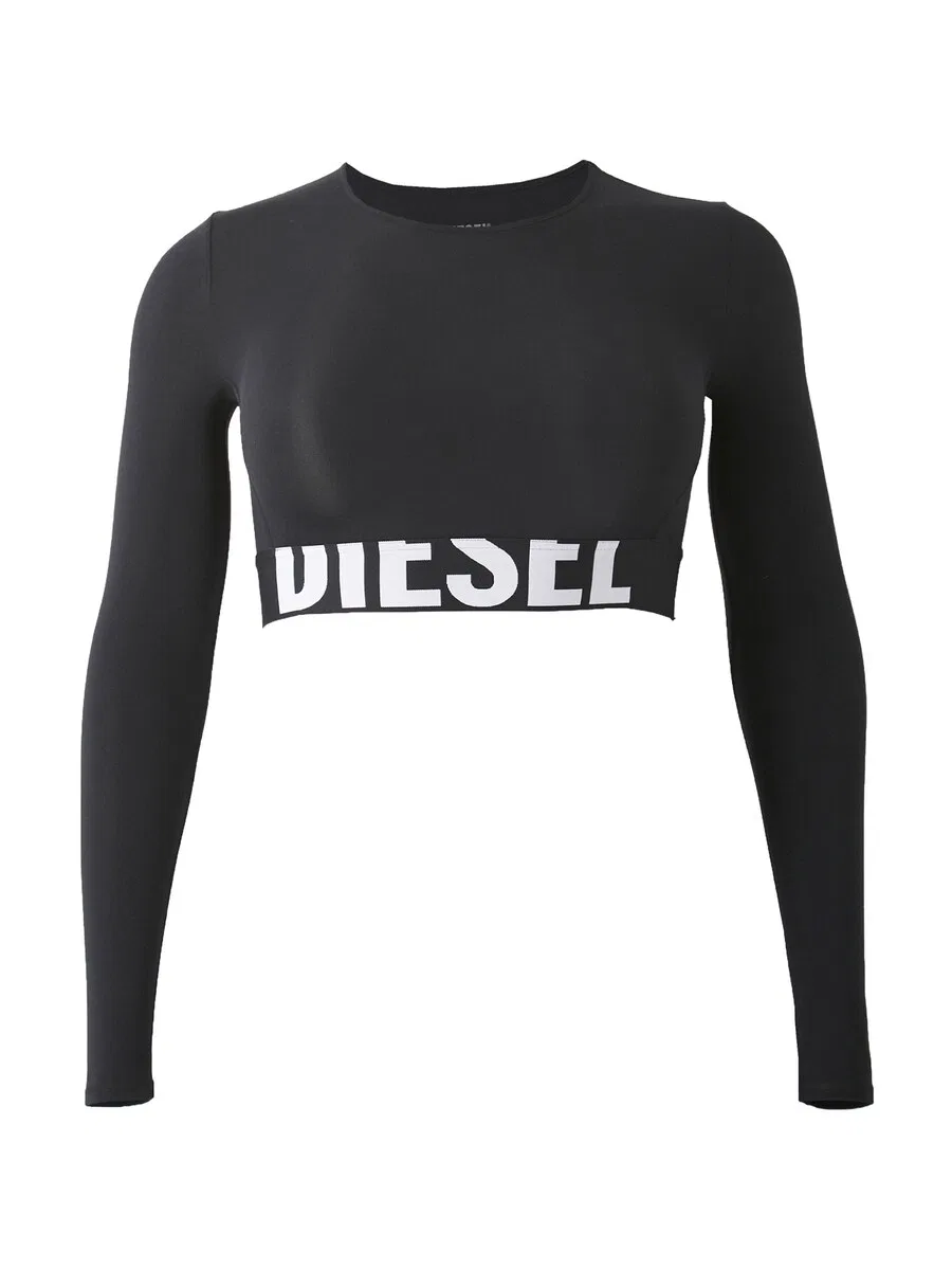 Футболка DIESEL 'MELISSA-D-POP' черного цвета