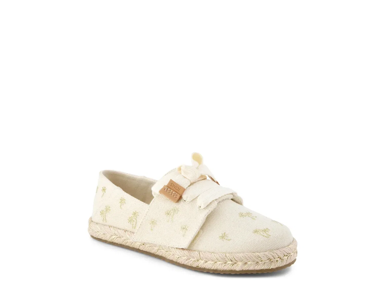 Кеды-эспадрильи Carolina на липучке, TOMS, Natural Beige