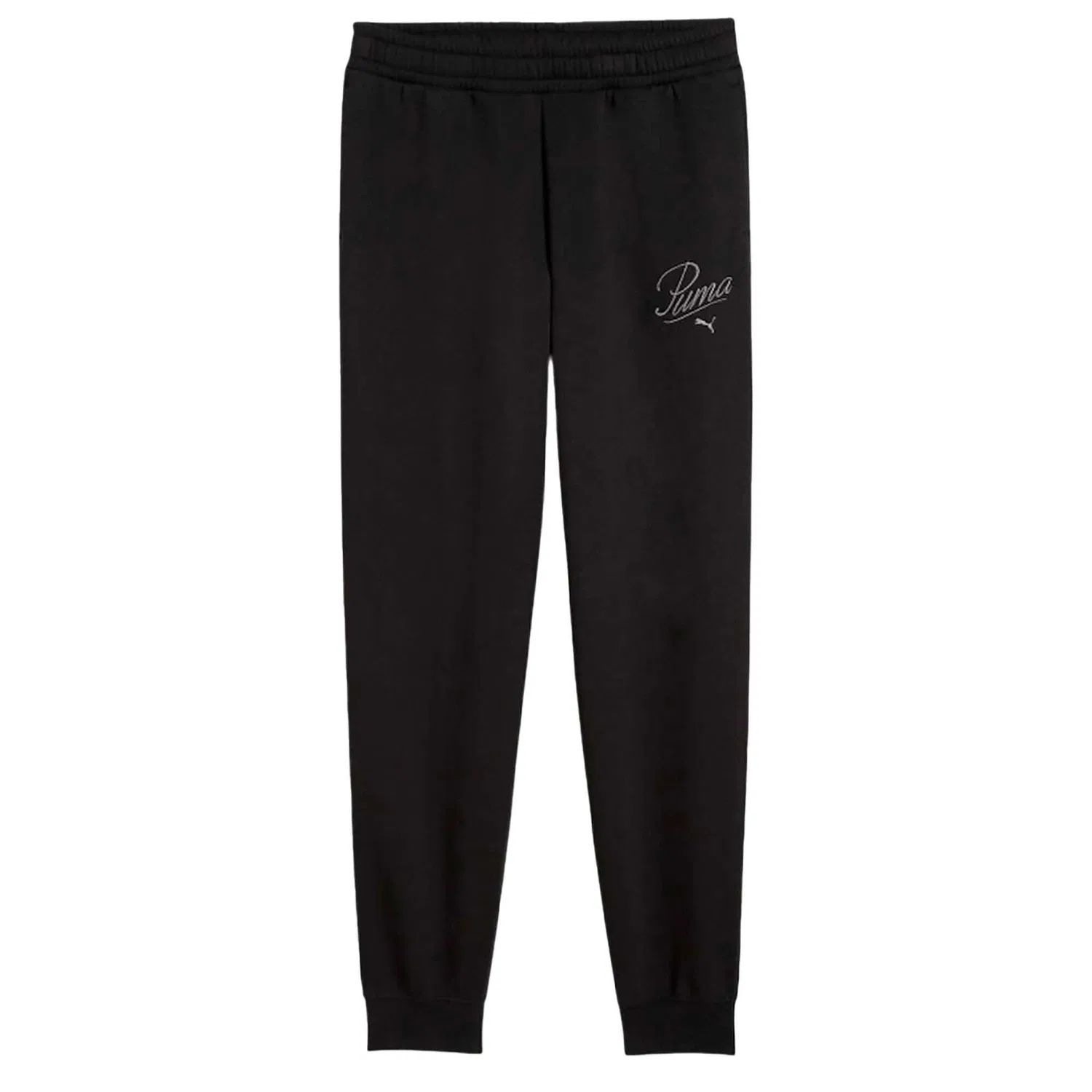 Детские спортивные штаны с принтом Puma Ess Script Jogginghose Fl G Puma, Schwarz