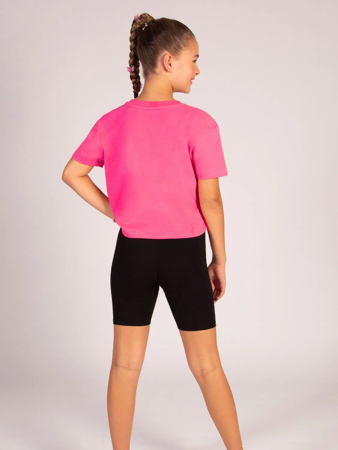 Футболка-кроп Pineapple Pink Logo Pineapple, розовый — фото 4