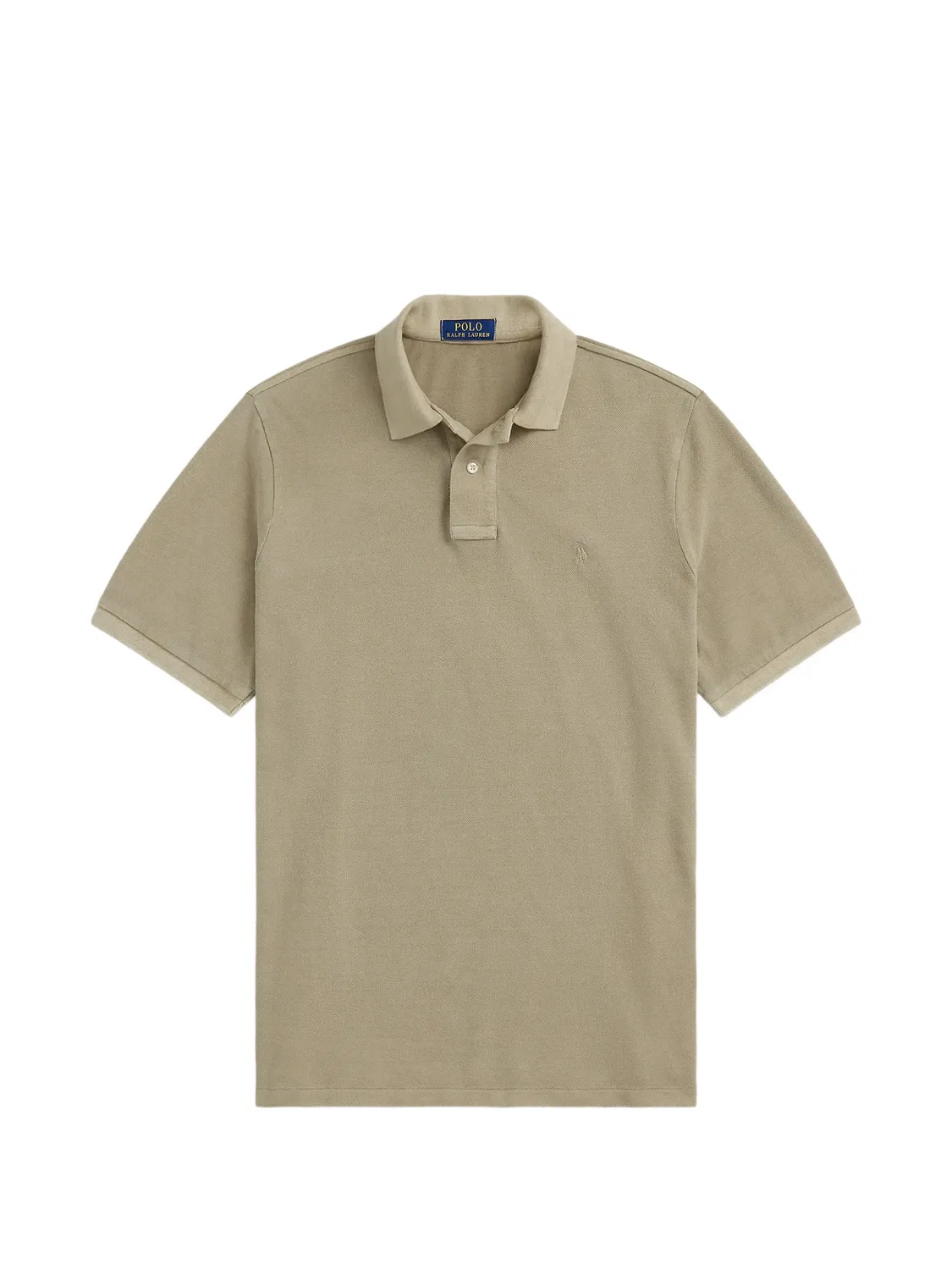 Рубашка-поло Classic Fit минерал-окрашенная Polo Ralph Lauren, нейтральные