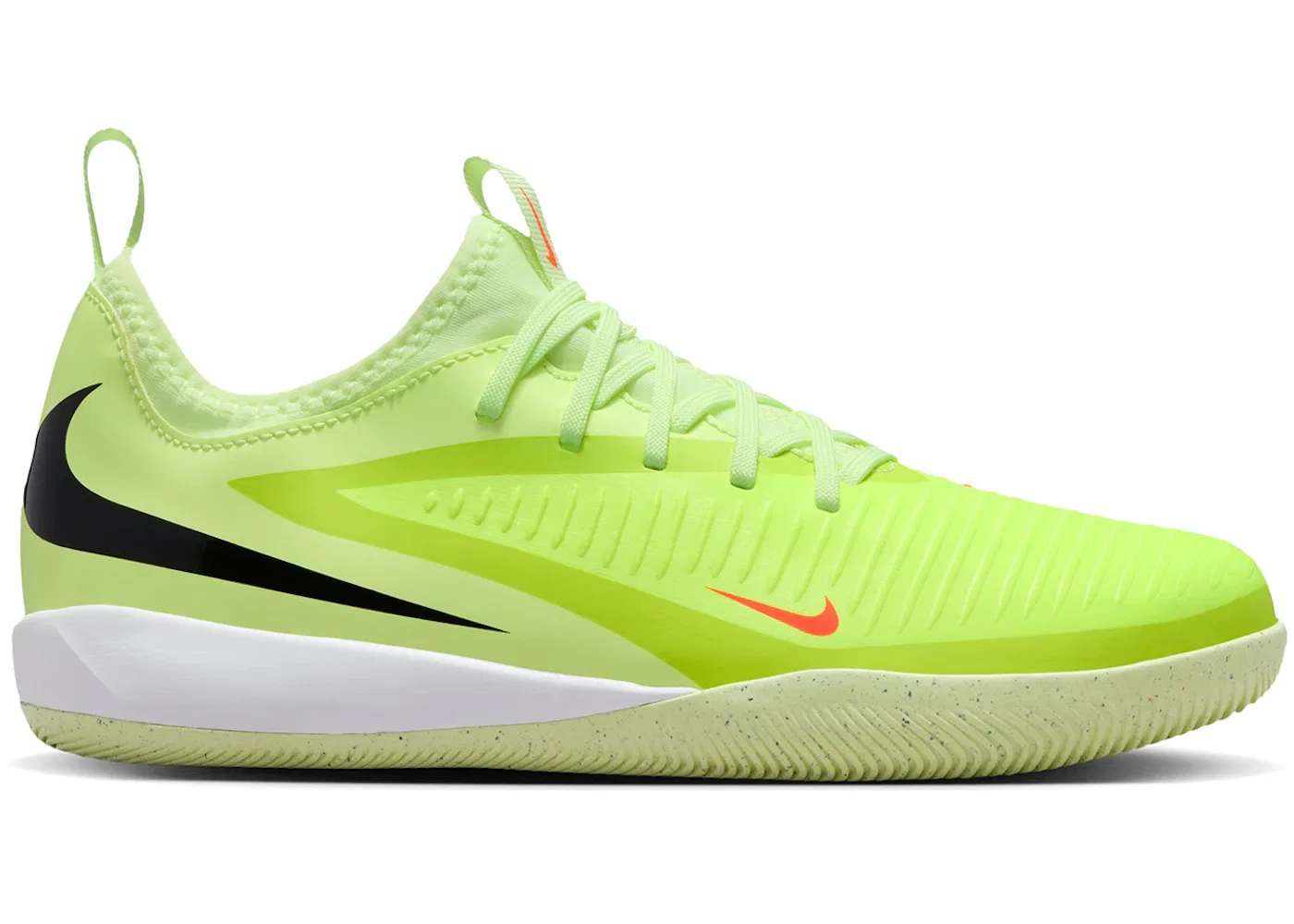 Детские кроссовки для футбола с принтом Nike Phantom 6 Low Academy IC Max Voltage Pack, Hyper Crimson/Limelight/Black