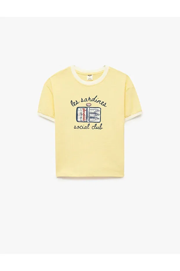 Детская футболка оверсайз Koton, Yellow