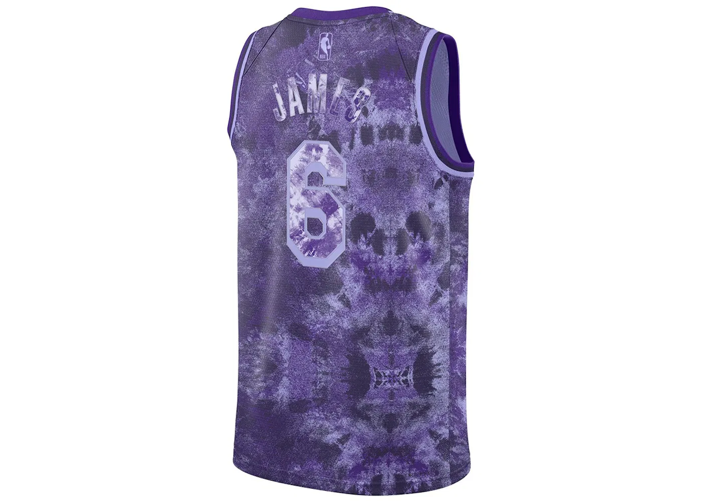 Мужская джерси с принтом Nike LeBron James Los Angeles Lakers 2022/23 Select Series, Purple Pulse — фото 2
