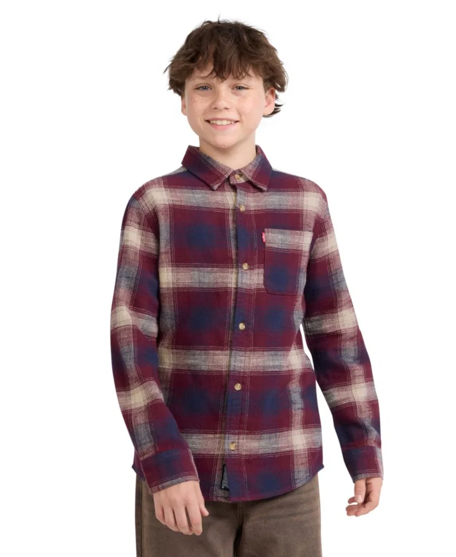 Рубашка с длинным рукавом Shadow Plaid Levi's, Tawny Port