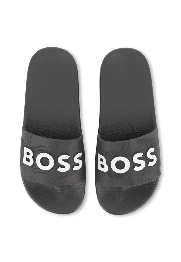 Аквамариновые мюли унисекс Boss Kidswear, белый — фото 4